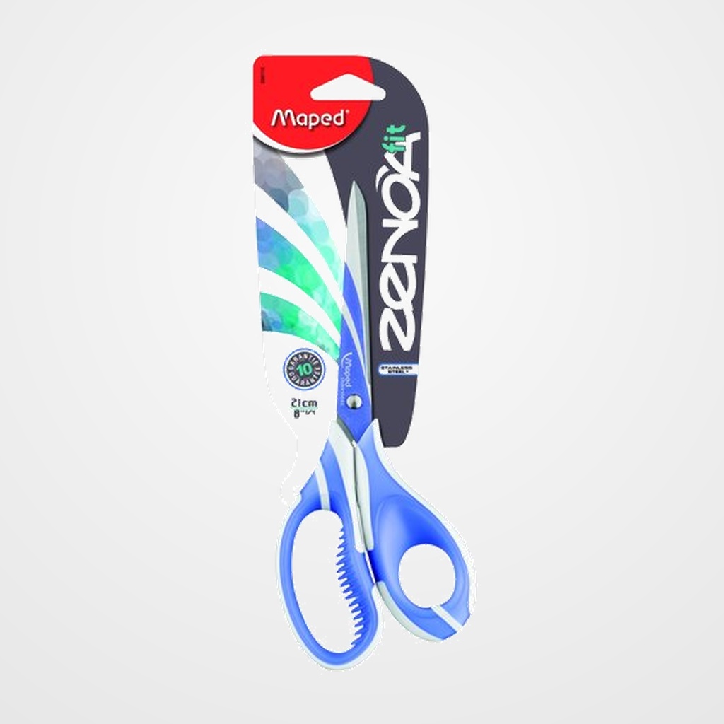 [27601264] TIJERAS MAPED ZENOA FIT SOFT 21 cm. ASIMETRICA