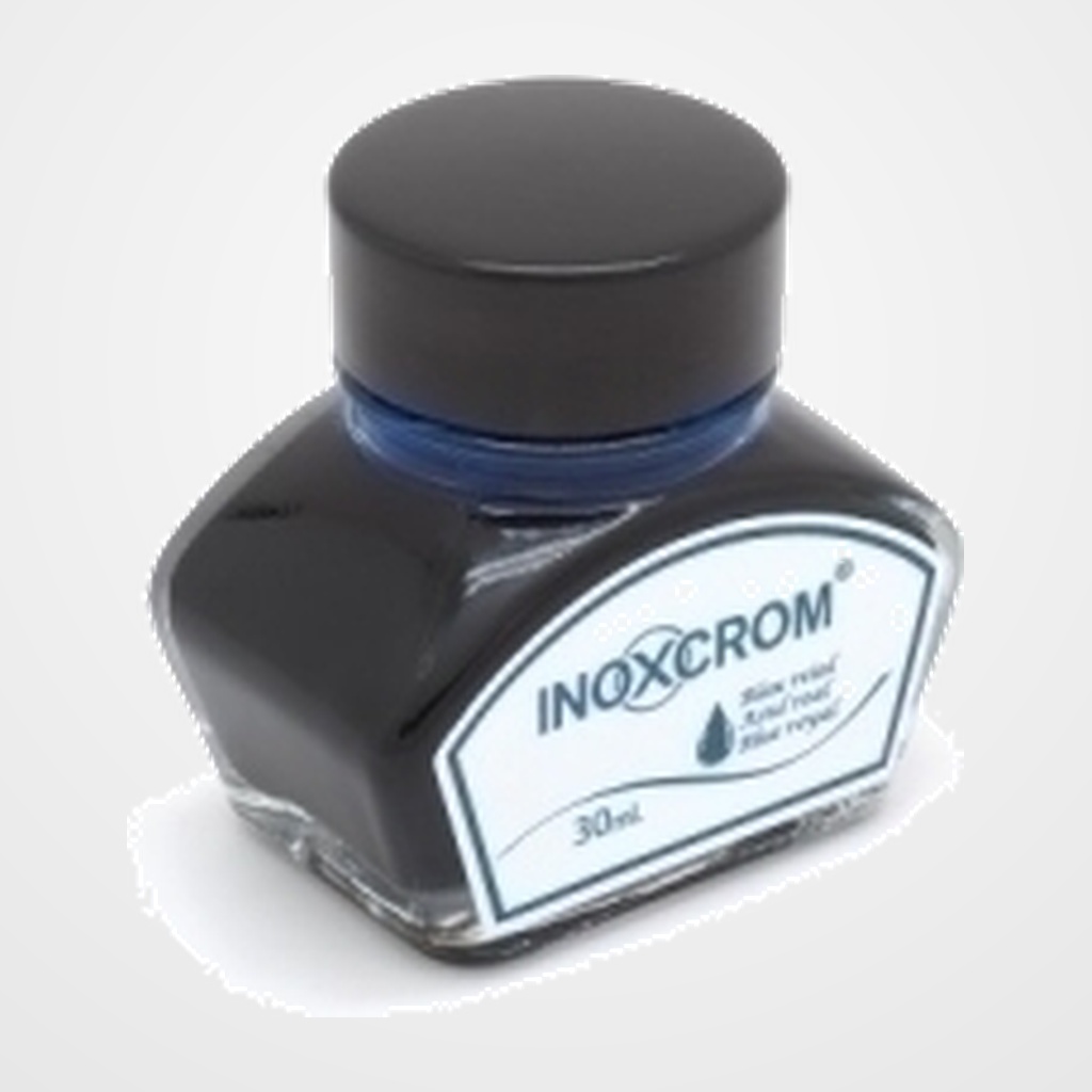 TINTA ESTILOGRAFICA INOXCROM FRASCO 30 ml. AZUL