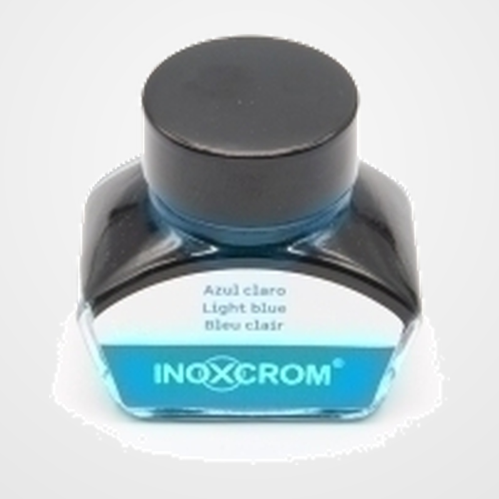 TINTA ESTILOGRAFICA INOXCROM FRASCO 30 ml. AZUL CLARO