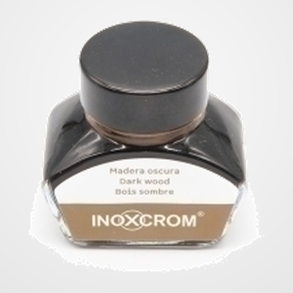 TINTA ESTILOGRAFICA INOXCROM FRASCO 30 ml. MADERA OSCURA