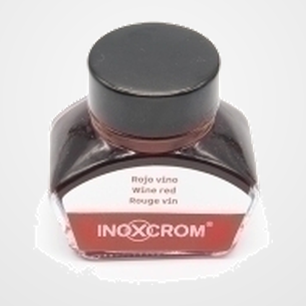 TINTA ESTILOGRAFICA INOXCROM FRASCO 30 ml. ROJO VINO