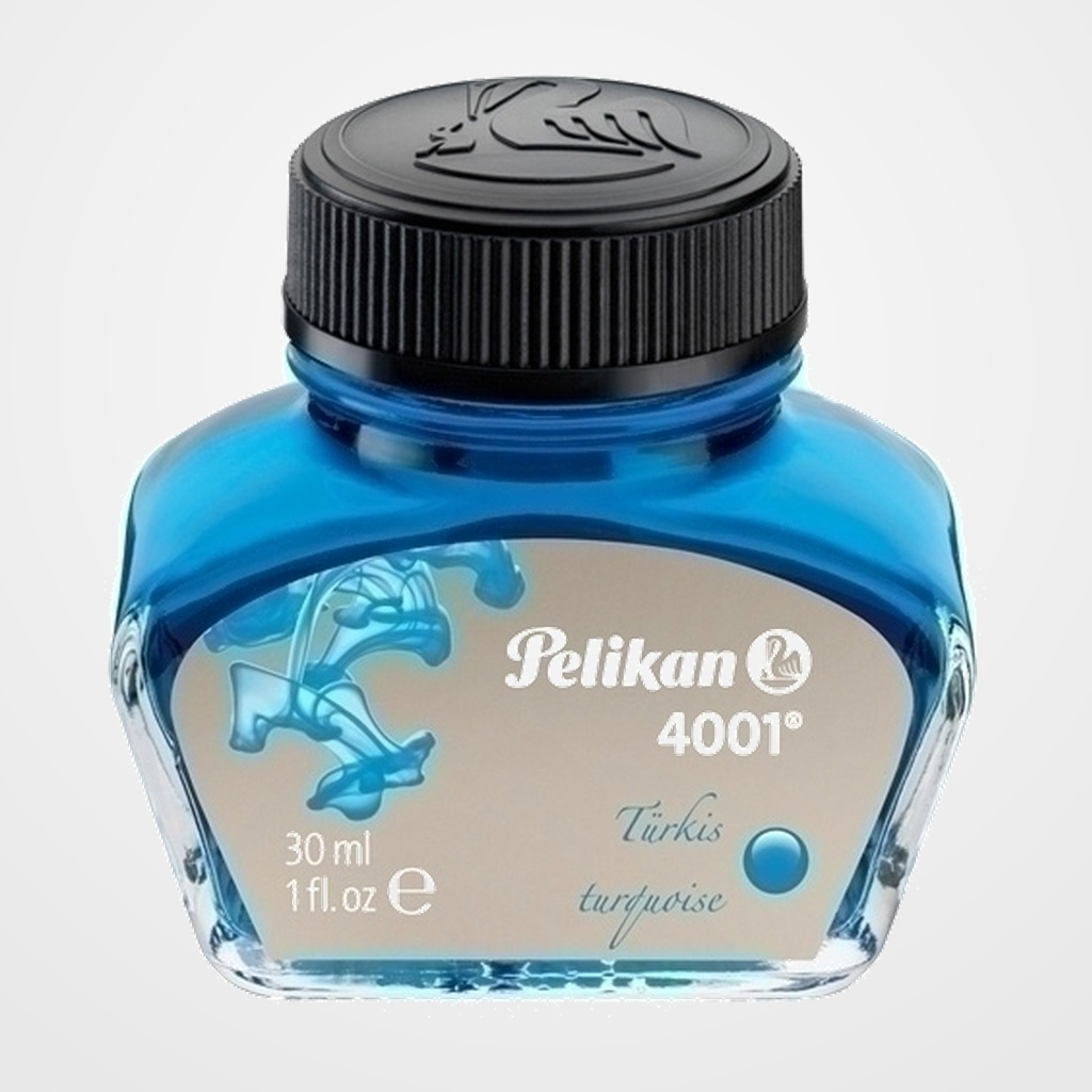 [10601203] TINTA ESTILOGRAFICA PELIKAN FRASCO 4001 de 30 ml. TURQUESA (311894)