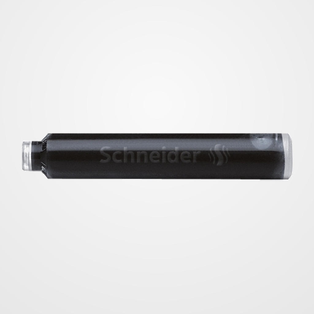 [10601261] TINTA ESTILOGRAFICA SCHNEIDER CAJA 6 CARTUCHOS NEGRO