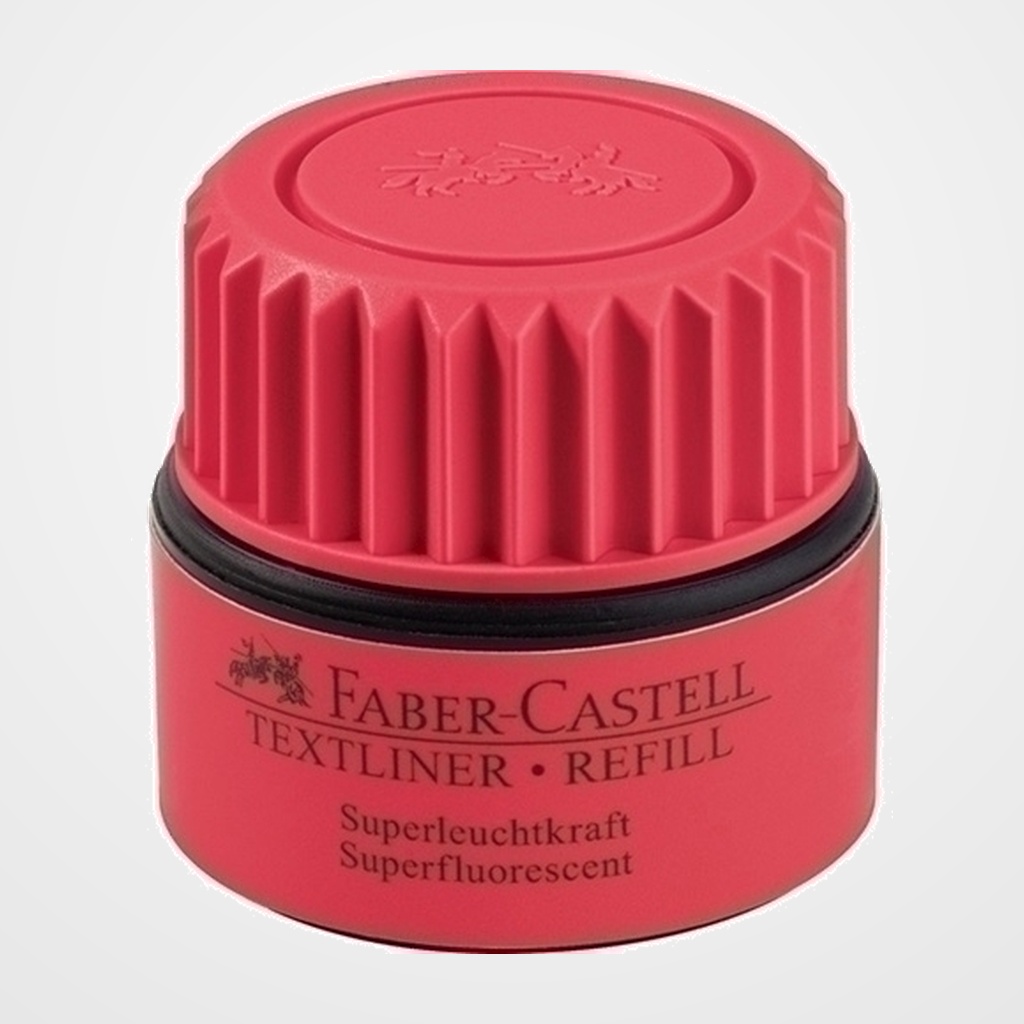 [10603003] TINTA ROTULADOR FABER-CASTELL FRASCO 30 ml. TEXTLINER 48 ROJO