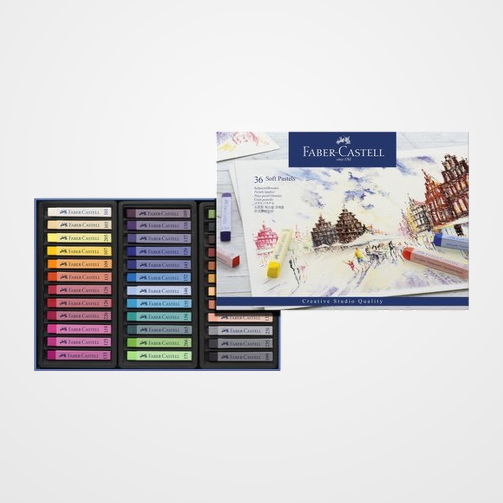 TIZA GOLDFABER PASTEL BLANDO CAJA DE 36