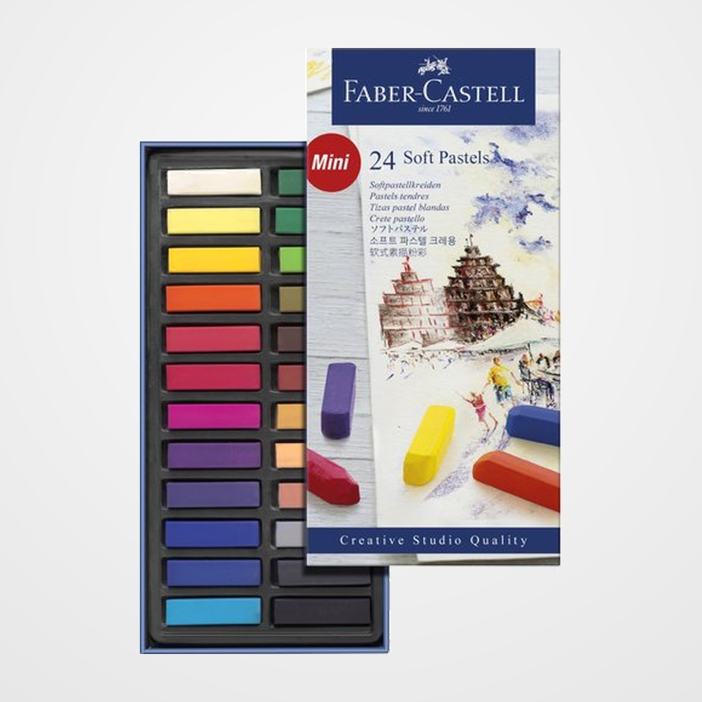 TIZA GOLDFABER PASTEL BLANDO MINI CAJA de 24