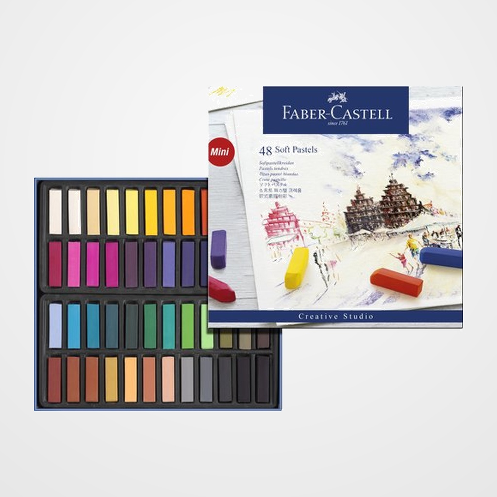 TIZA GOLDFABER PASTEL BLANDO MINI CAJA de 48