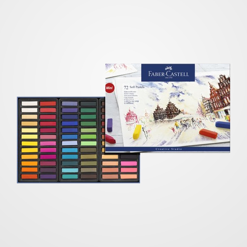 [27901044] TIZA GOLDFABER PASTEL BLANDO MINI CAJA de 72