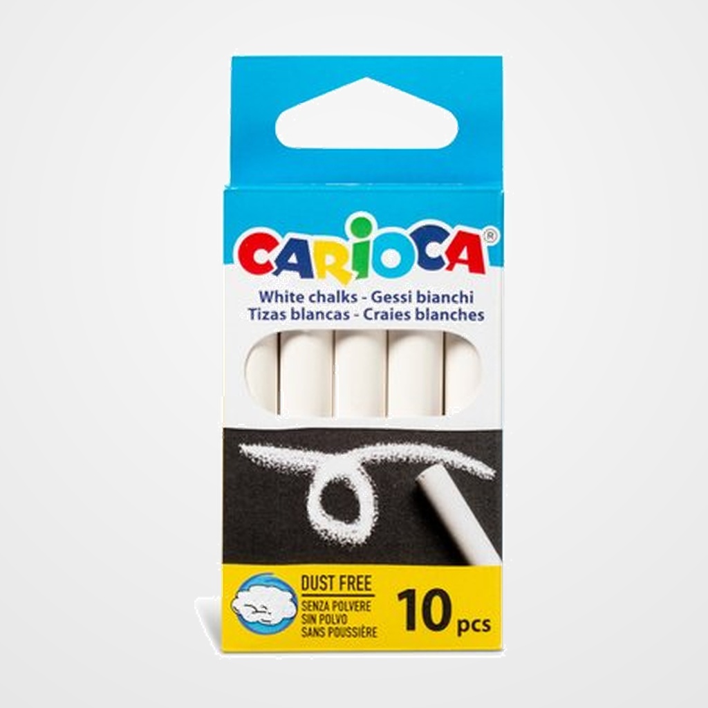 TIZAS BLANCAS CARIOCA CAJA de 10
