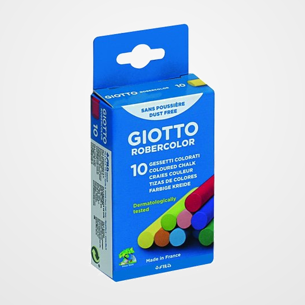 TIZAS de COLORES GIOTTO ROBERC. CAJA C/10