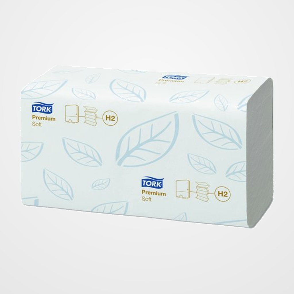 TOALLA SECAMANOS TORK XPRESS PREMIUM ENTREDOBLADA SUAVE CELULOSA 34x21,2 cm. 2 CAPAS PAQUETE de 170 (H-2) (100888)