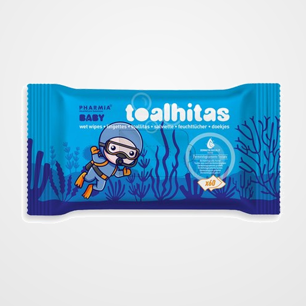 [90001009] TOALLITA PHARMIA BABY PAQUETE de 60