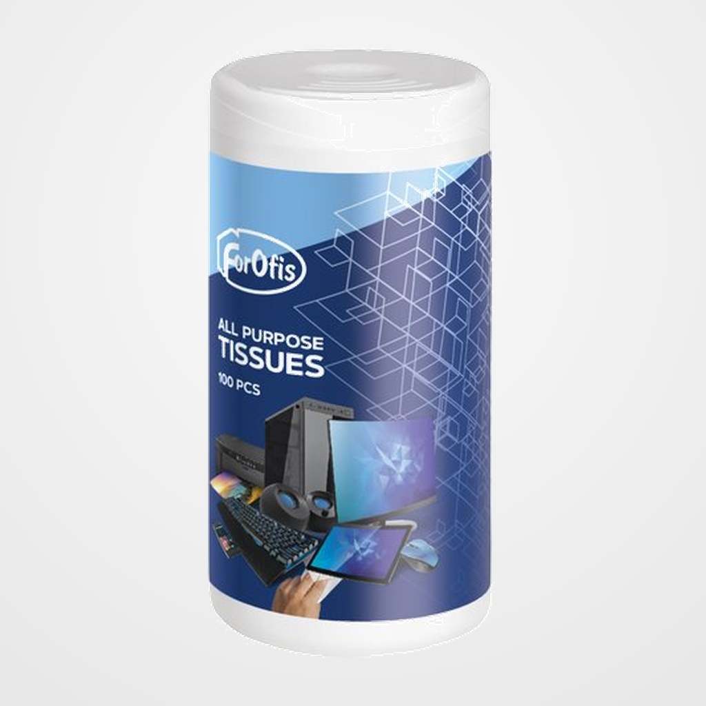 TOALLITAS FOROFIS LIMPIADORAS DE SUPERFICIES CON DISPENSADOR DE 100