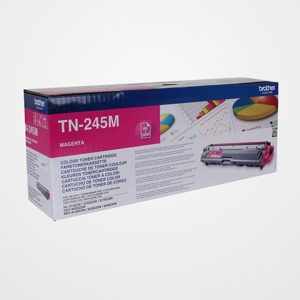 TONER BROTHER TN-245M HL-3140CW/3150CDW MAGENTA (2.200 PÁG.)