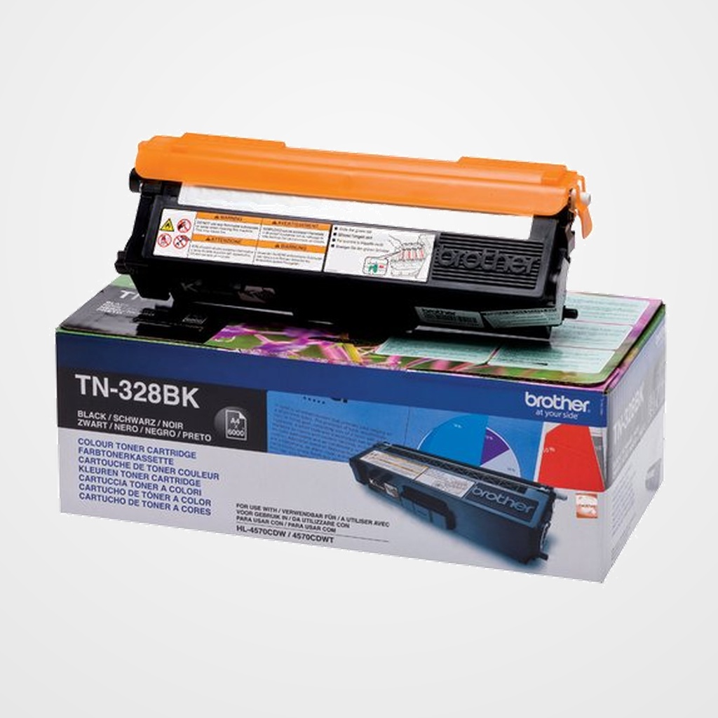TONER BROTHER TN-328BK NEGRO HL-4570CDW/4570CDWT 6.000Pág