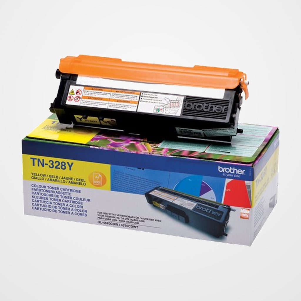 TONER BROTHER TN-328Y AMARILLO HL-4570CDW/4570CDWT 6.000Pág