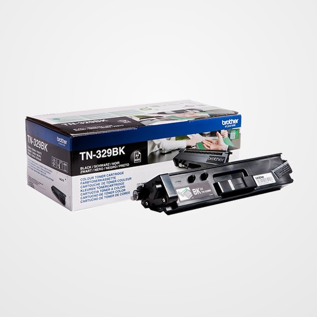 TONER BROTHER TN-329BK NEGRO DCP-L8450CDW/MFC-L8850CDW/HL-L8350CDW/L8350CDWT/L8850CDW 6.000Pág