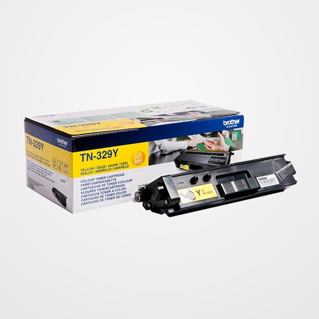 TONER BROTHER TN-329Y AMARILLO DCP-L8450CDW/MFC-L8850CDW/HL-L8350CDW/L8350CDWT/L8850CDW 6.000Pág