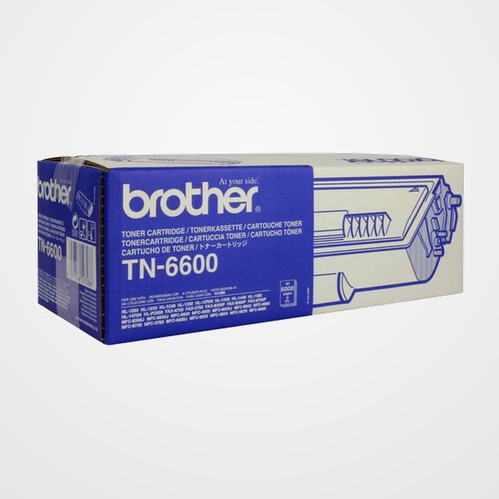 [41901141] TONER BROTHER TN6600 NEGRO HL-1030/12XX/14XX/2500 MFC-96XX/9750/98XX/2500 FAX-8350/8360/8750 (6.000 PAG.)