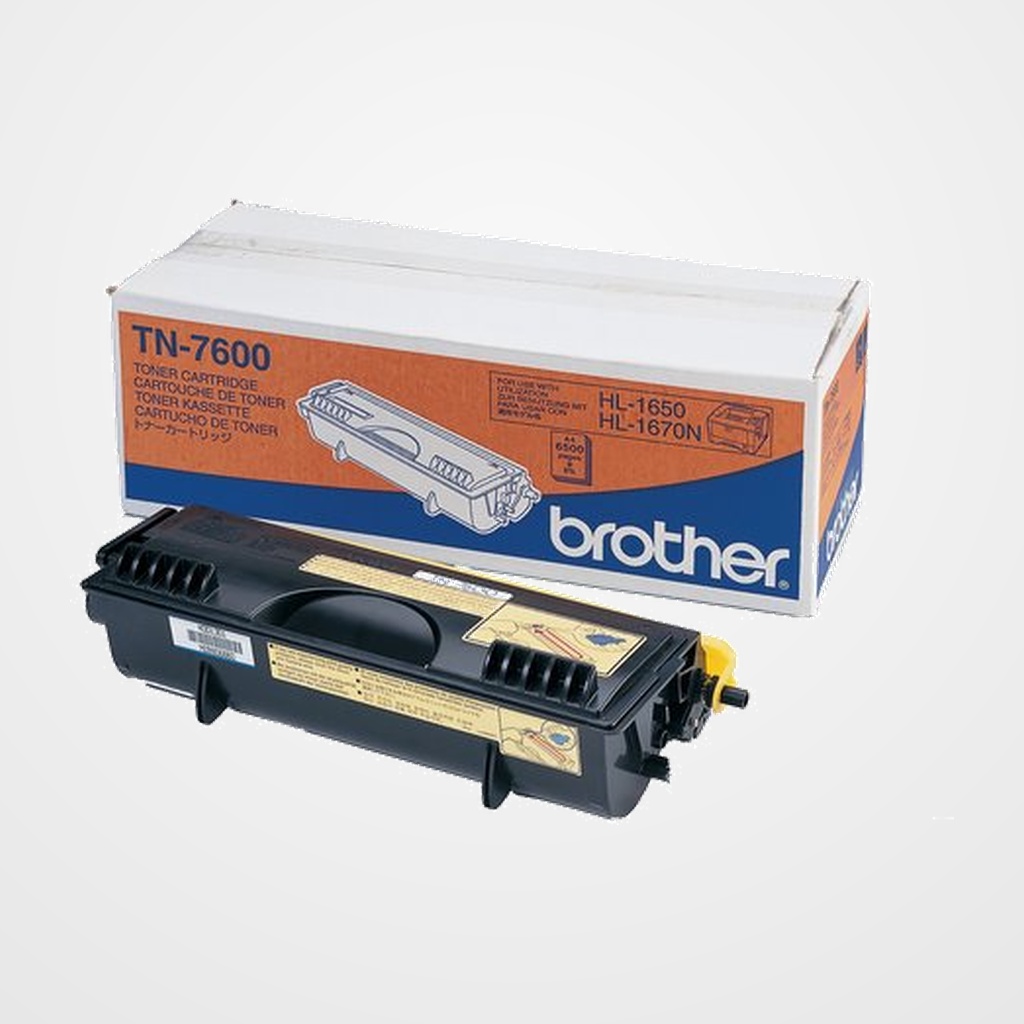 [41901164] TONER BROTHER TN7600 NEGRO HL-16XX/18XX/50XX/8020/8025/8420/8820 (6.500 PAG.)