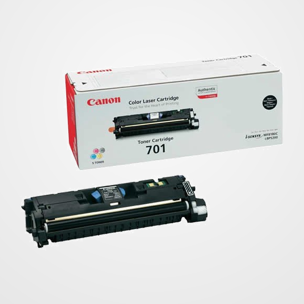 TONER CANON CRG 701BK NEGRO LBP5200 MF8180C (5.000 PAG.) (9287A003AA)