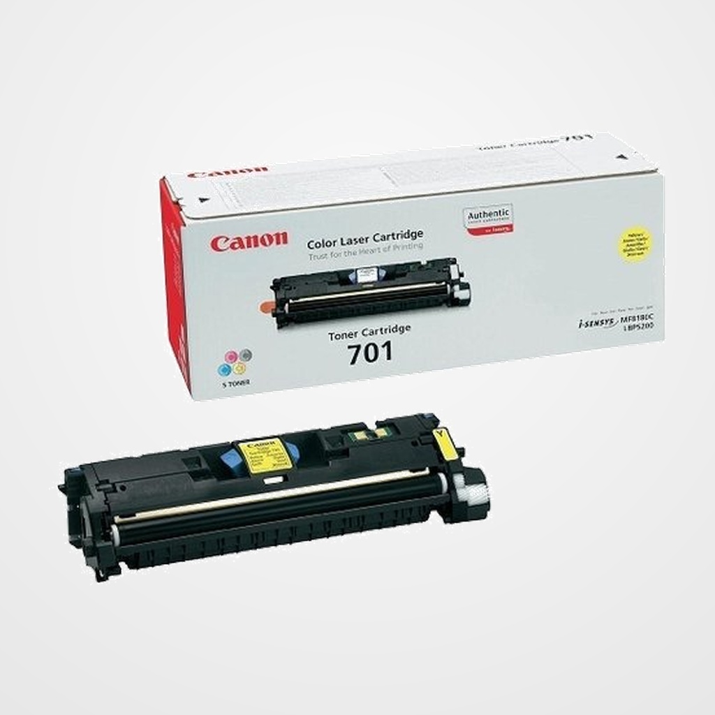 TONER CANON CRG 701Y AMARILLO LBP5200 MF8180C (4.000 PAG.) (9284A003AA)