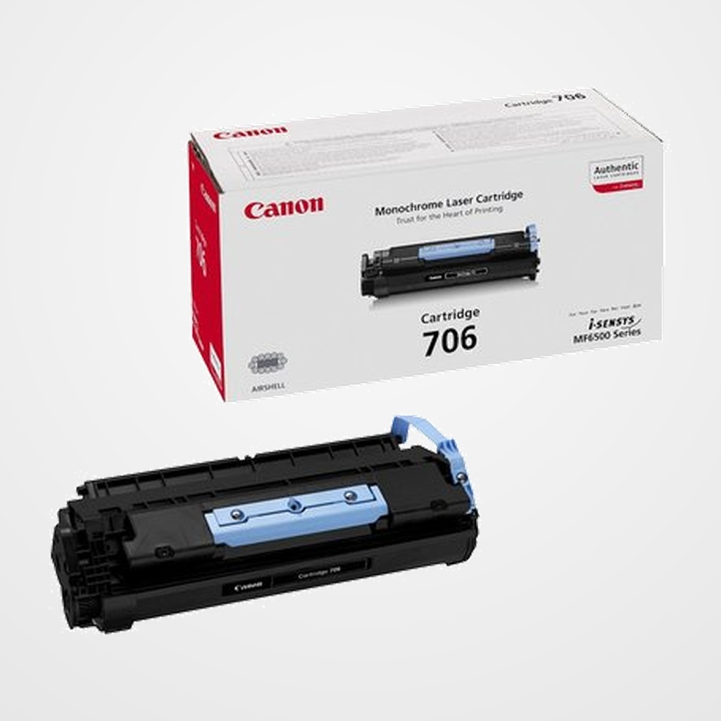 TONER CANON CRG-706  MF-6530 / 6540 / 6550 / 6560 / 6580 / 6580PL NEGRO 5.000 PÁG. (0264B002)