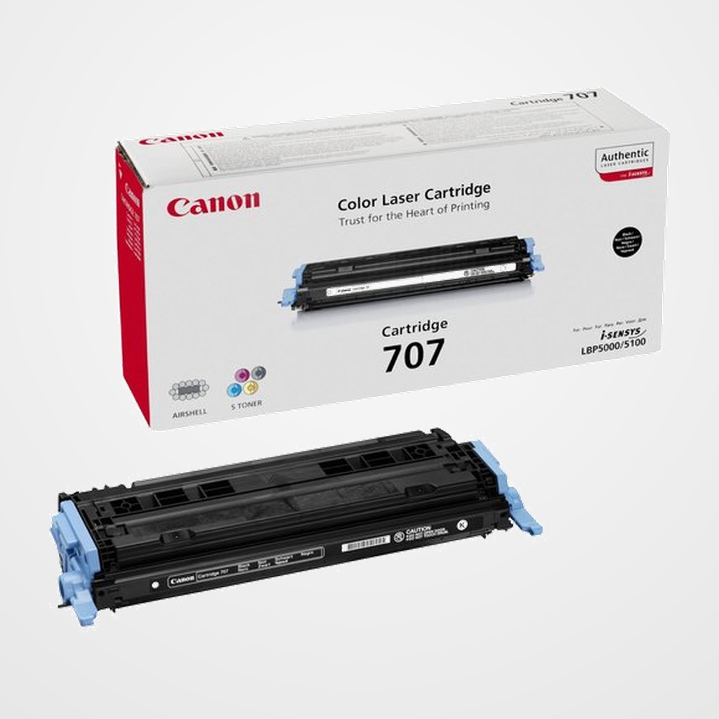 TONER CANON CRG707BK NEGRO LBP-5000/5100 (9424A004) (2.500 PÁG.)