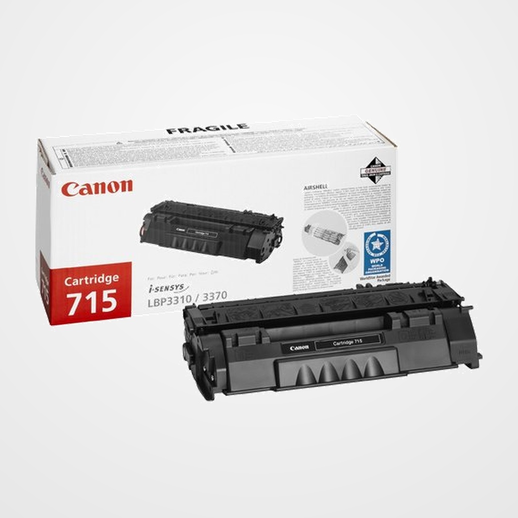 TONER CANON CRG715 NEGRO (3.500 PÁG.) (ref. 1975B002AA)
