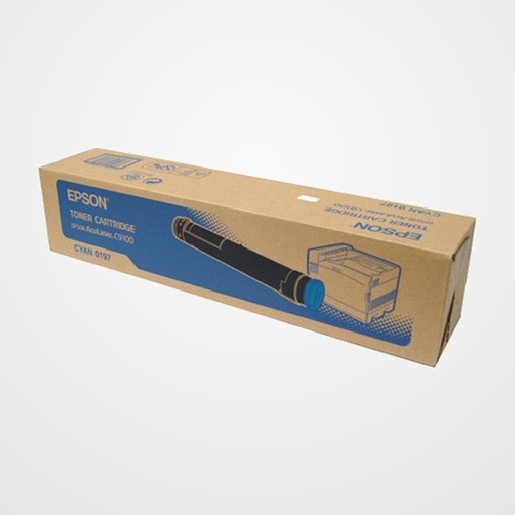 TONER EPSON S050197 ACULASER C9100 CIAN (12.000 PÁG.)