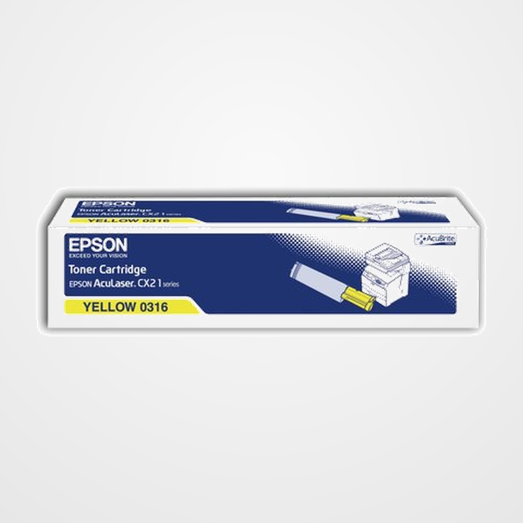 TONER EPSON S050316 ACULASER CX21N/21NF AMARILLO (5.000 PÁG.)