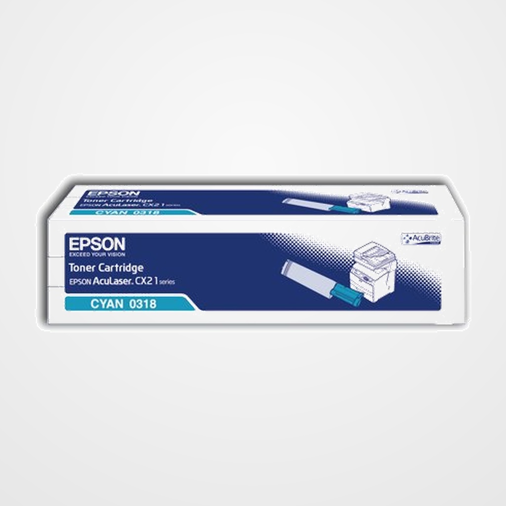 TONER EPSON S050318 ACULASER CX21N/21NF CIAN (5.000 PÁG.)