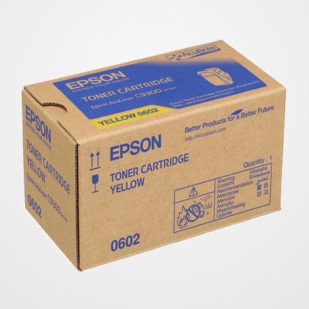 TONER EPSON S050602 ACULASER C9300 AMARILLO (7.500 PÁG.)