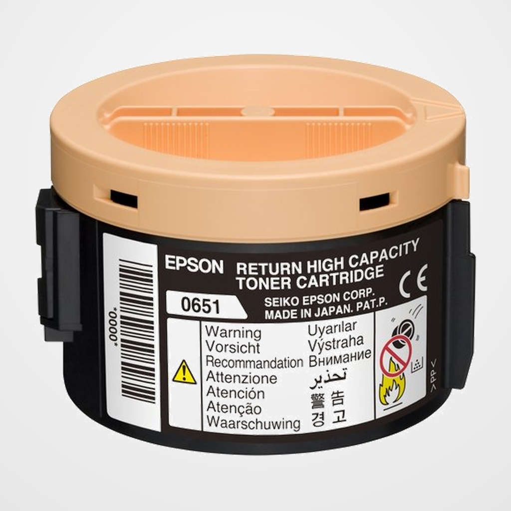 TONER EPSON S050651 ACULASER M1400/MX14 NEGRO (2.200 PÁG.)