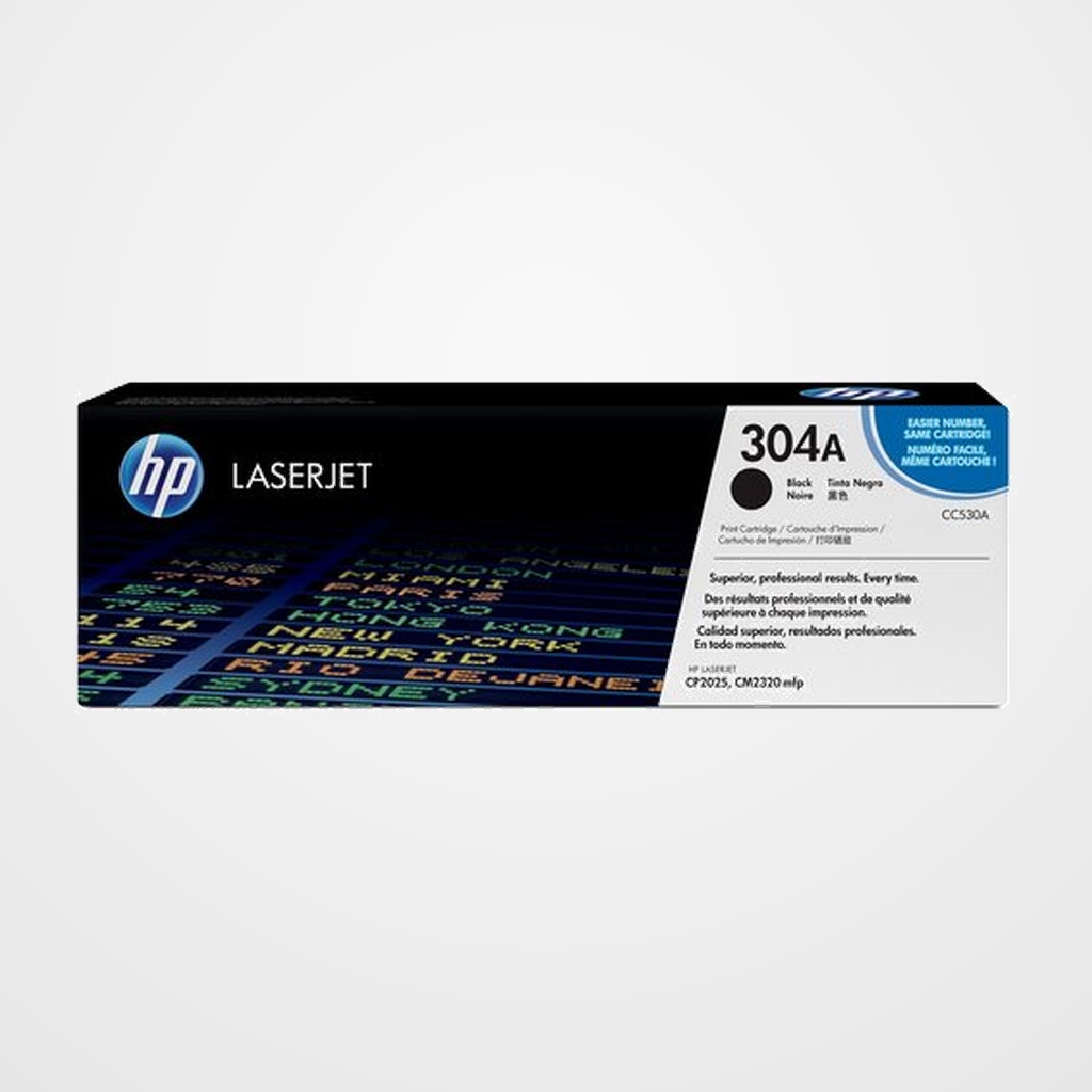 [41003123] TONER HP Nº 304A CC530A LASERJET COLOR CP2025, CM2320  NEGRO 3.500 PÁG.