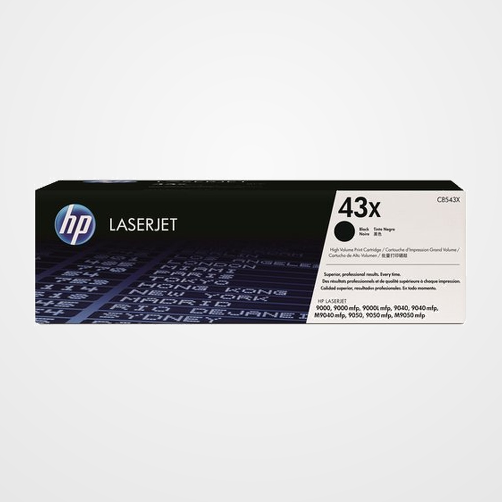 TONER HP Nº 43X C8543X LASERJET 9000/9040/9050 NEGRO 30.000 PÁG.