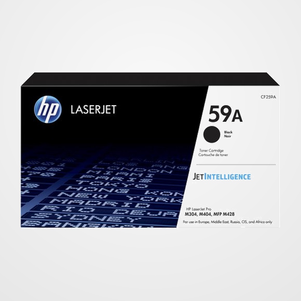 TONER HP Nº 59A CF259A LASERJET PRO M404DN/M404DW/MFP-M428FDN/M428FDW NEGRO 3.000 PÁG.