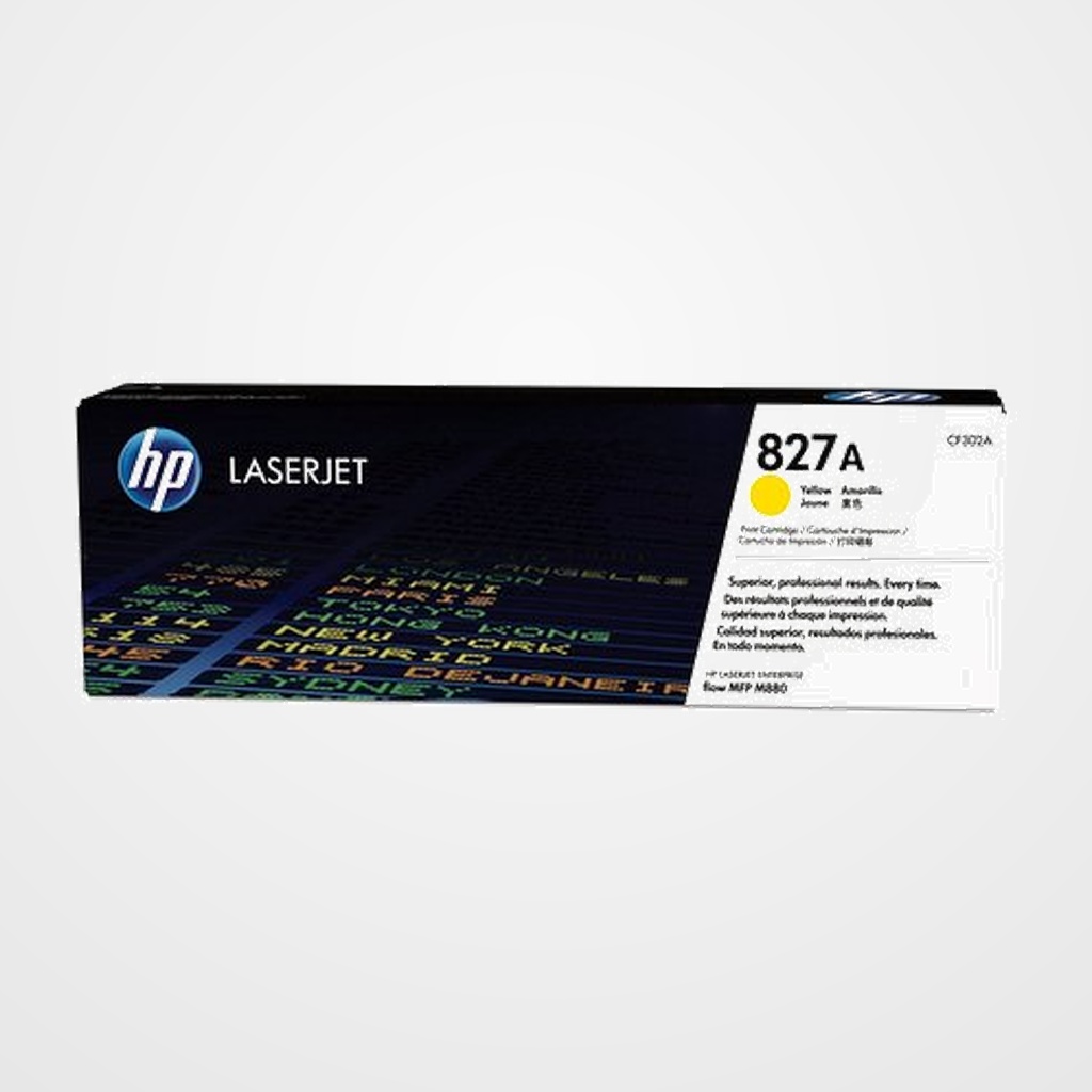 TONER HP Nº 827A CF302A LASERJET MANAGED M880/FLOW MFP M880 AMARILLO 32.000 PÁG.