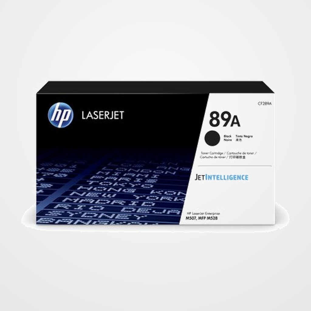 TONER HP Nº 89A CF289A LASERJET M507/M528 NEGRO 5.000 PÁG.