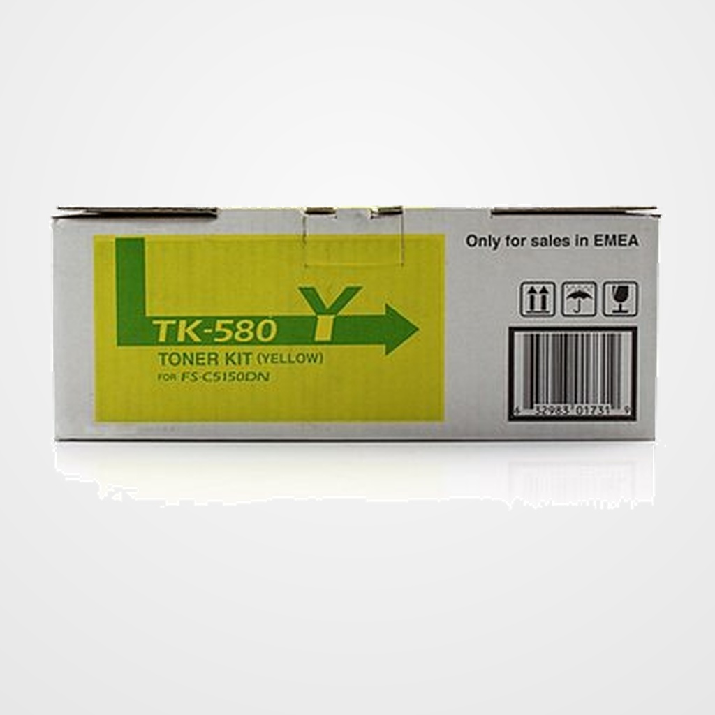 TONER KYOCERA-MITA 1T02KTANL0 TK-580Y FS-5150DN P6021CDN AMARILLO (3.500 pág.)