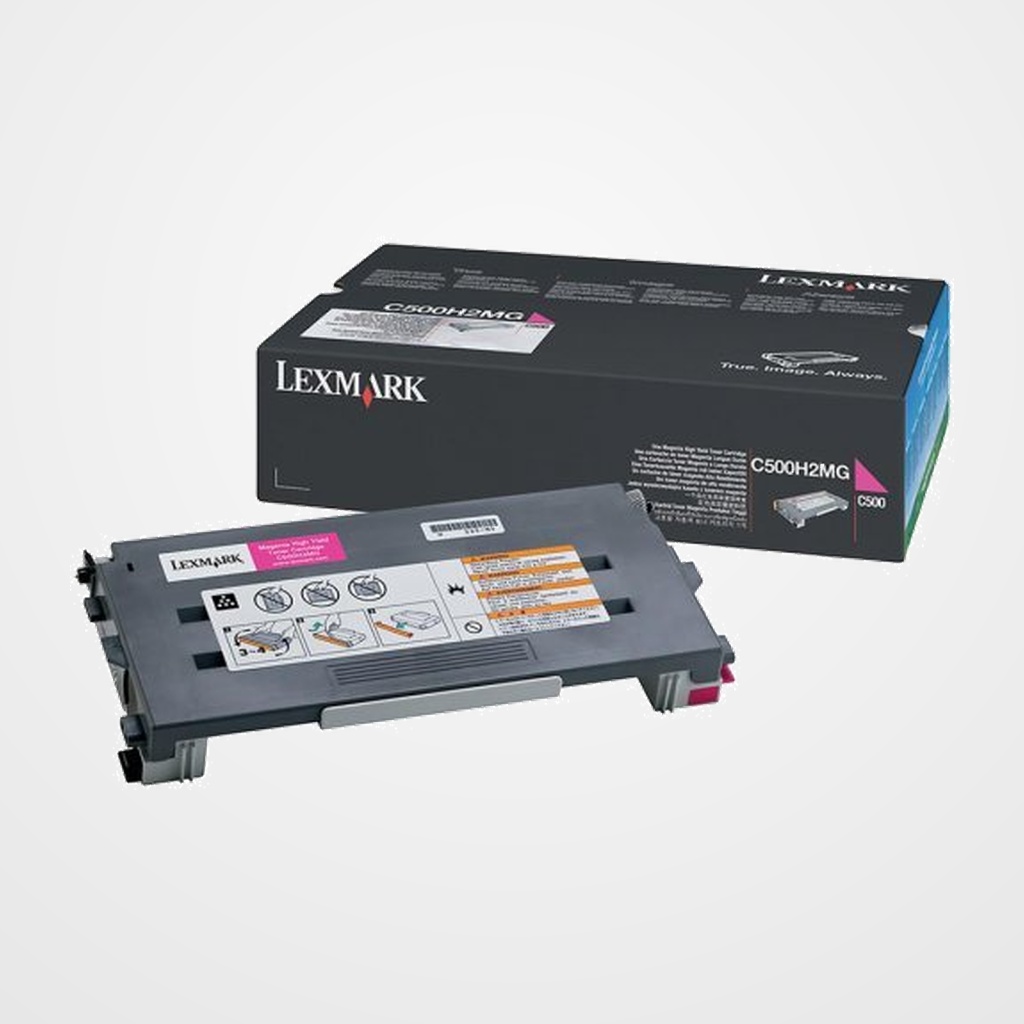 TONER LEXMARK C500H2MG COLOR C500, X500N/502N MAGENTA A.R. (3.000 PAG.)