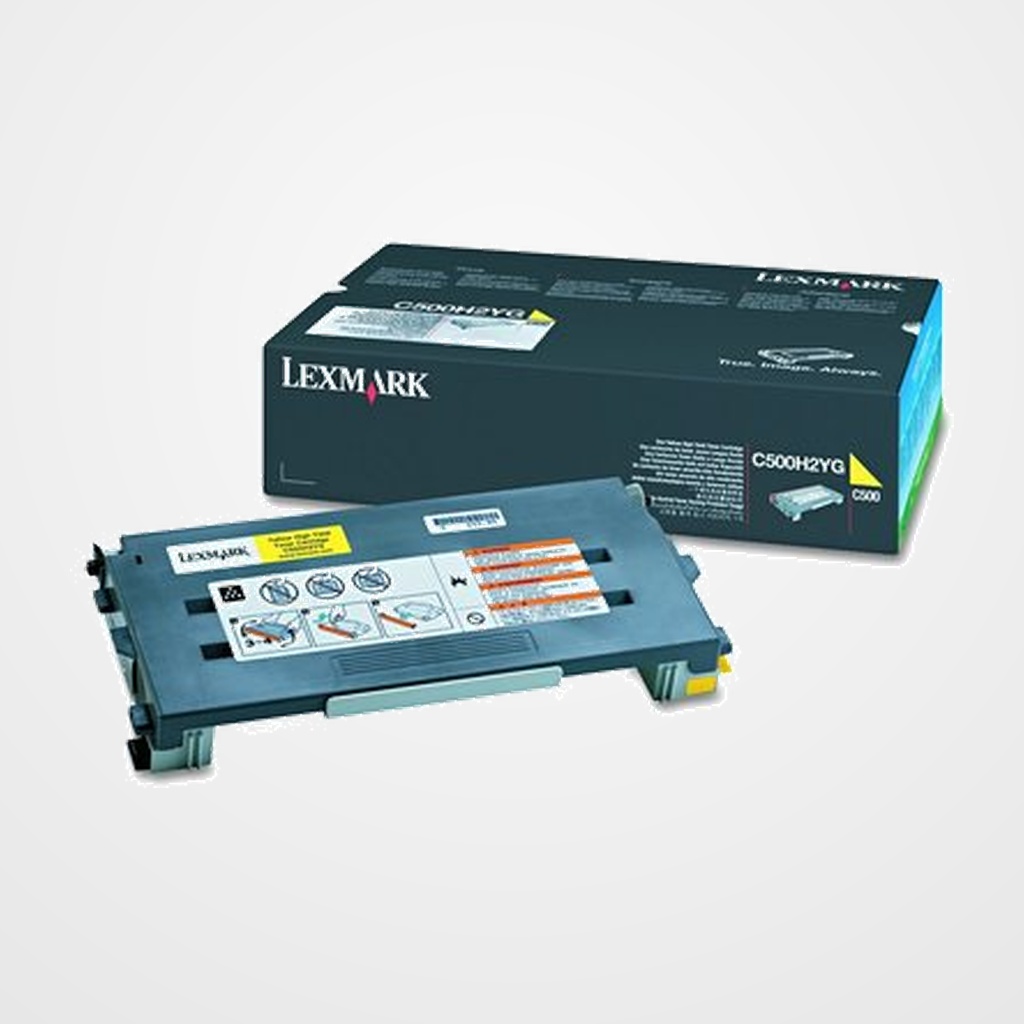 TONER LEXMARK C500H2YG COLOR C500, X500N/502N AMARILLO A.R. (3.000 PAG.)