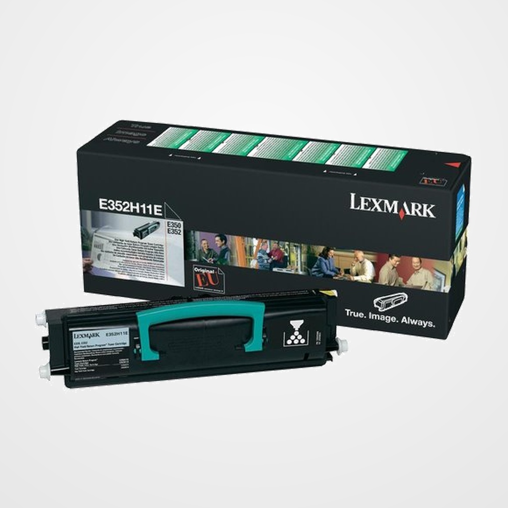 TONER LEXMARK NEGRO E350/352 (9.000 PÁG)