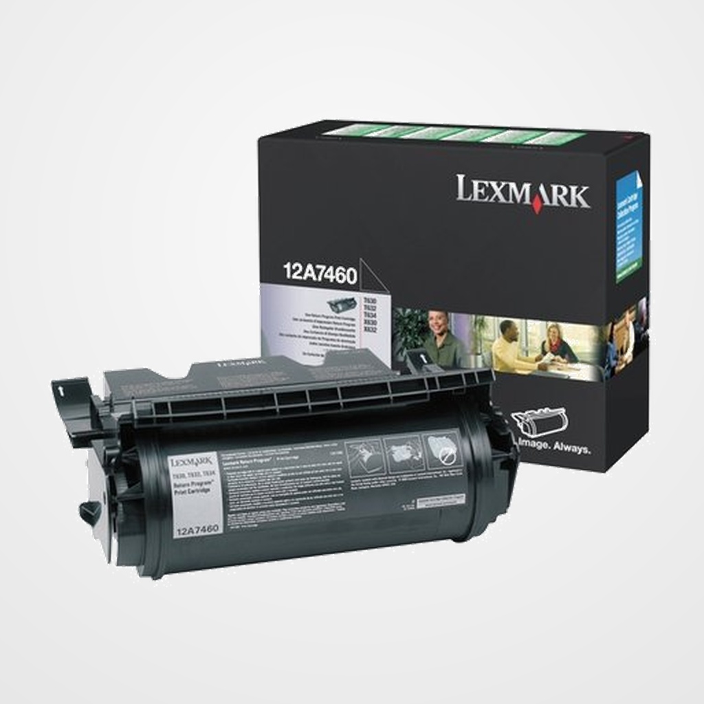 TONER LEXMARK 12A7460 T632/630/634 X630/632 (5.000 PÁG.)