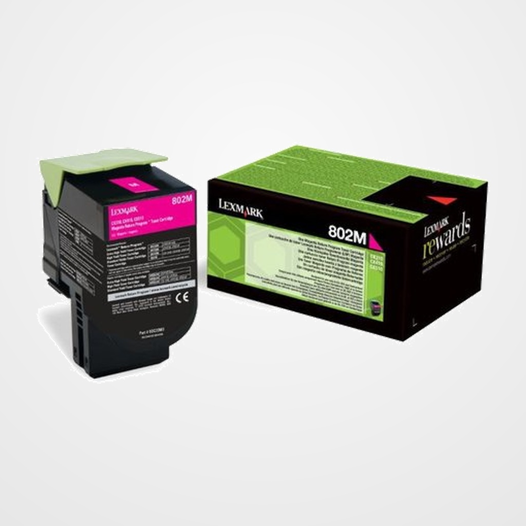 TONER LEXMARK 80C20C0 CX310DN/CX310N/CX410DE/CX410DTE/CX410E/CX510DE/CX510DHE/CX510DTHE MAGENTA RETB. (1.000 PAG.)