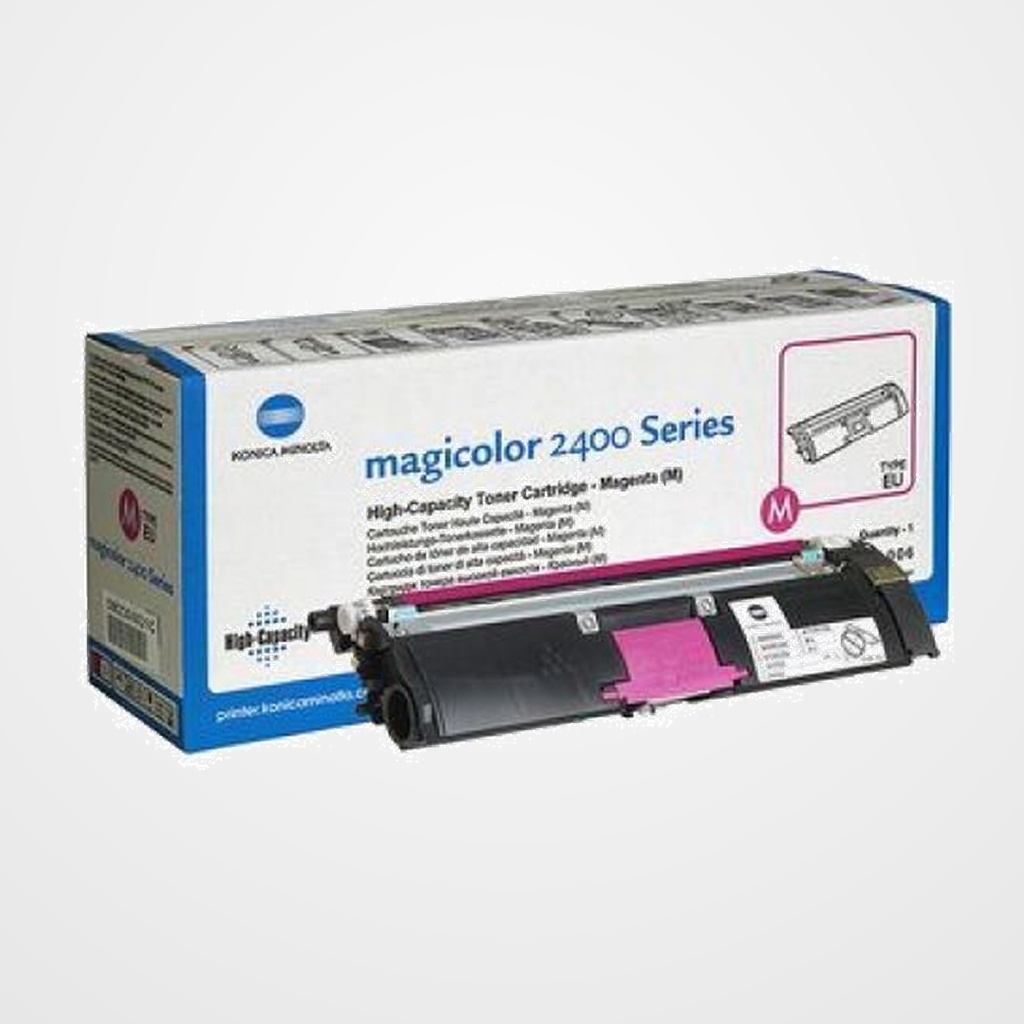 TONER MINOLTA MAGIC COLOR 2400W MAGENTA ALTA CAPACIDAD (4.500 páginas) REF. A00W232
