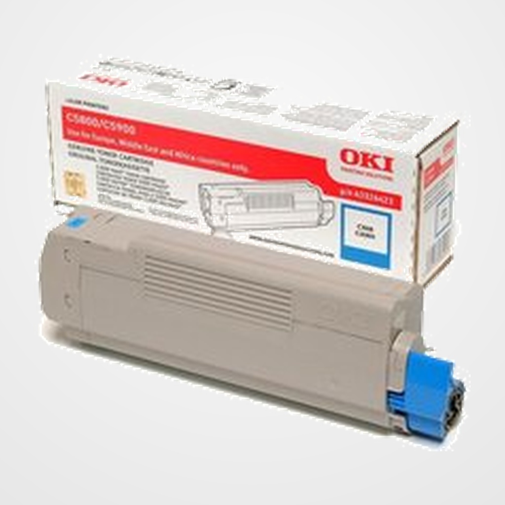 TONER OKI C5550/5800/C5900 CIAN (5.000 PAG.) TYPE C8
