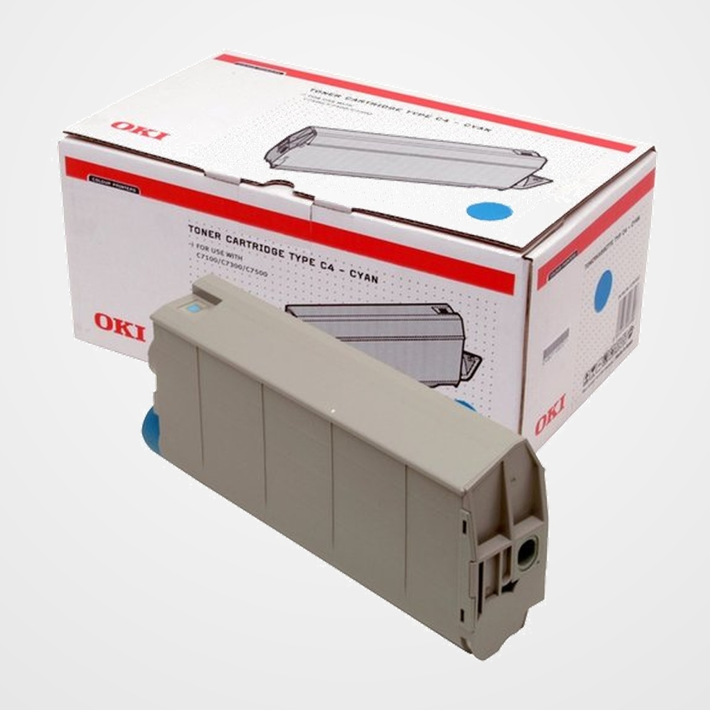 TONER OKI 41963007 C7100/7300/7350/7500 CIAN (10.000 PAG.) TYPE C4