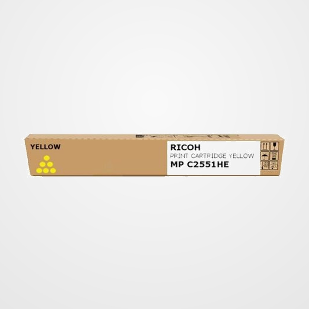 TONER RICOH AFICIO MPC/2051AD/2551 841507/842062 AMARILLO (9.500 Paginas)