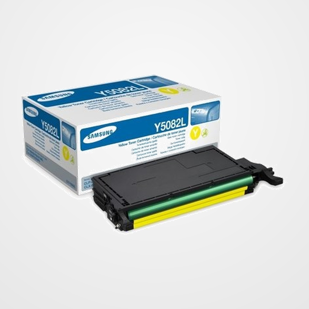 TONER SAMSUNG CLT-Y5082L/ELS CLP-620ND/670ND, CLX-6220FX AMARILLO (4.000 PÁG.)